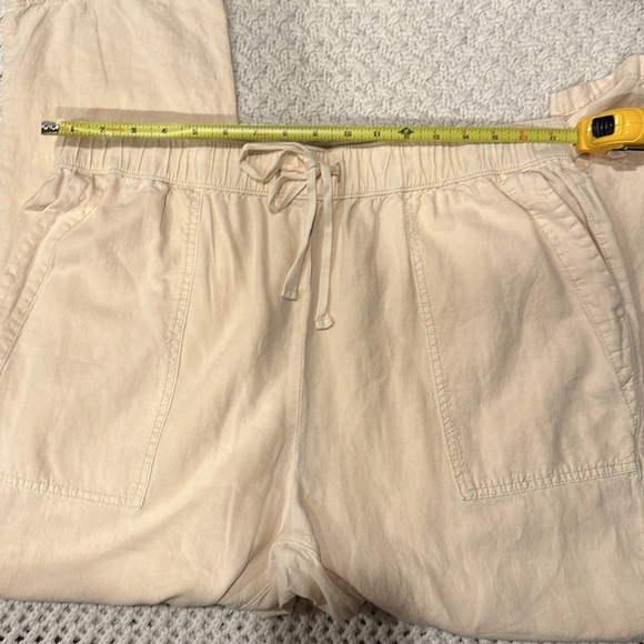 Pilcro Linen Drawstring Pants Large - Picture 14 of 14